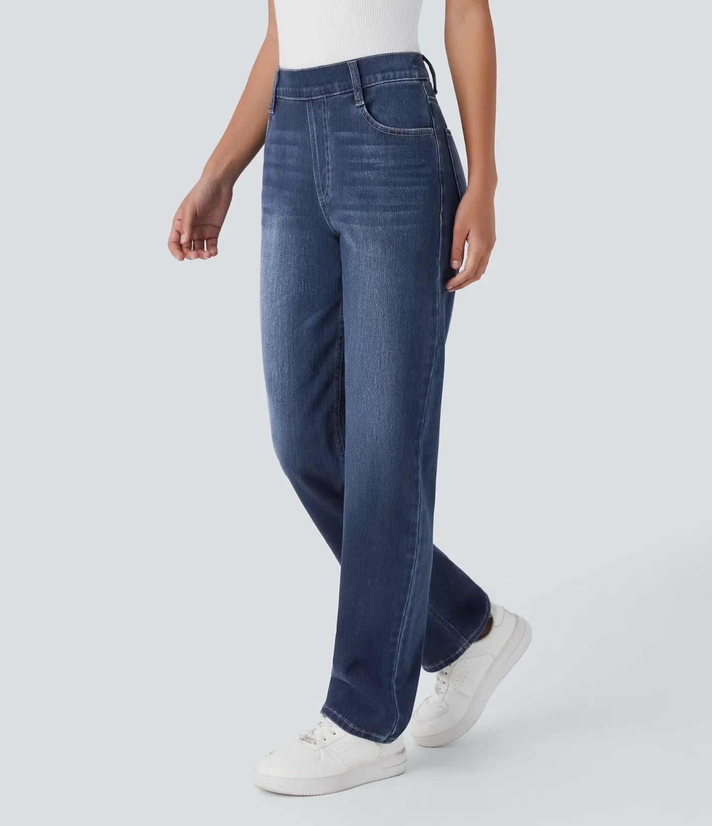 Sofia | Elastische broek met hoge taille