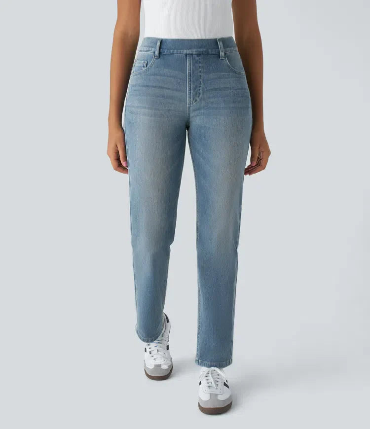 Sofia | Elastische broek met hoge taille