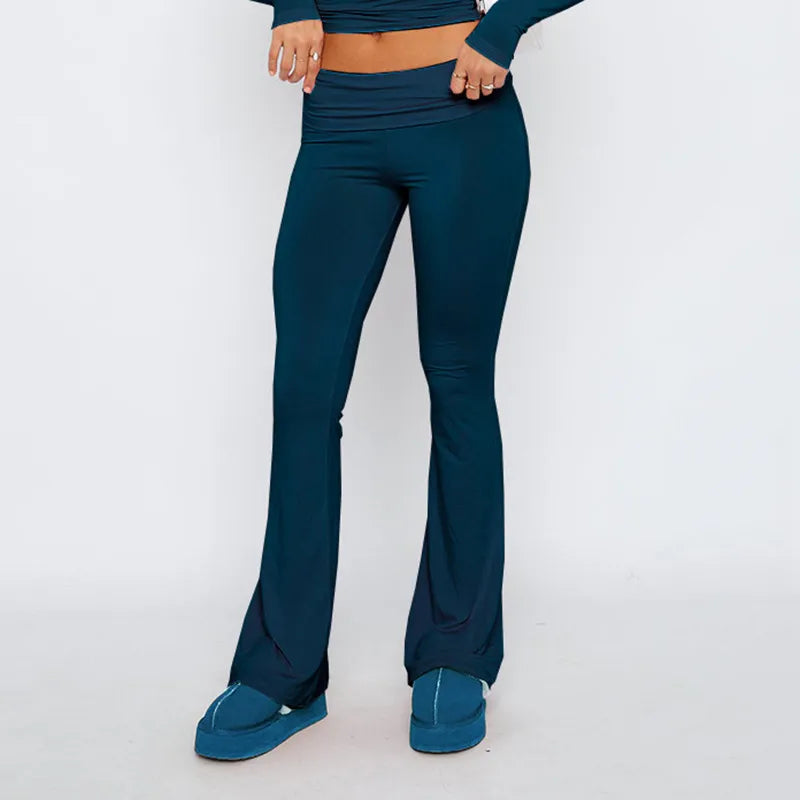 Mila |Set met Flared Broek en Crop Top