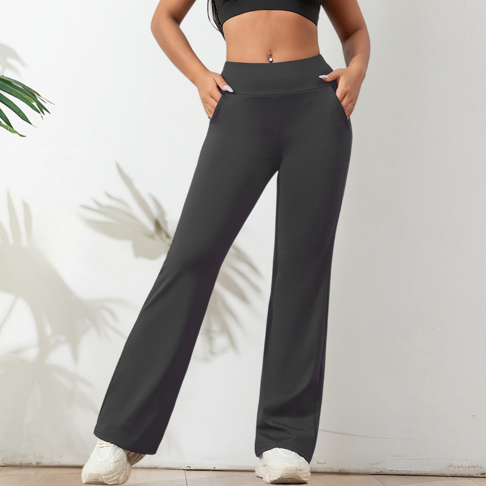 Bella | Elastische broek met hoge Taille