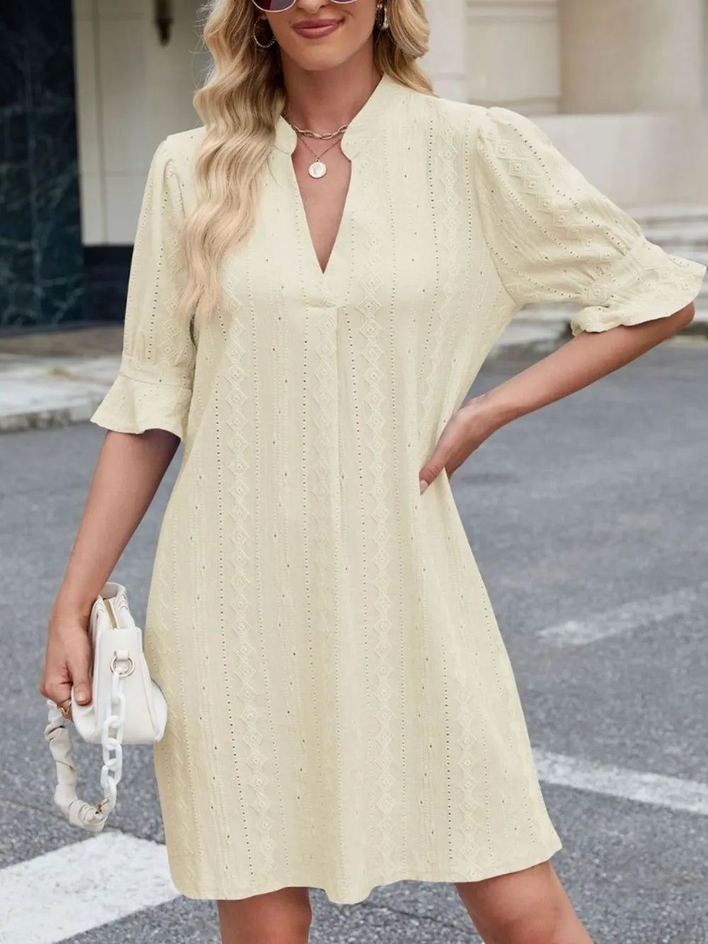 Julia | Elegante luchtige damesjurk