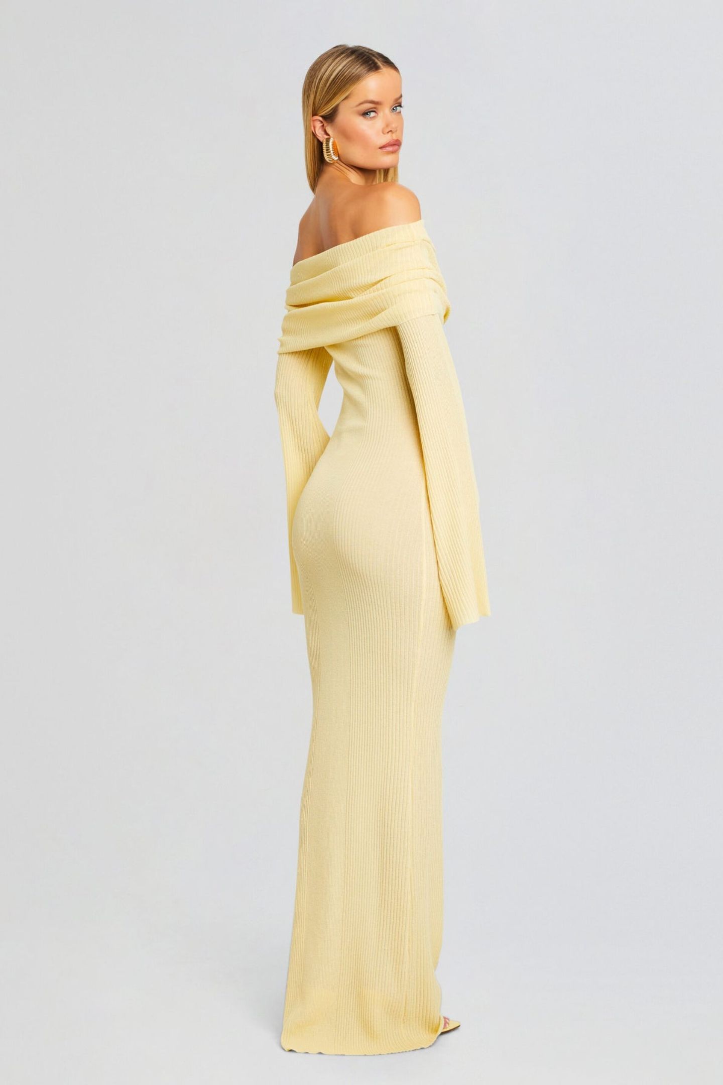 Marina | Off-shoulder Maxi-jurk