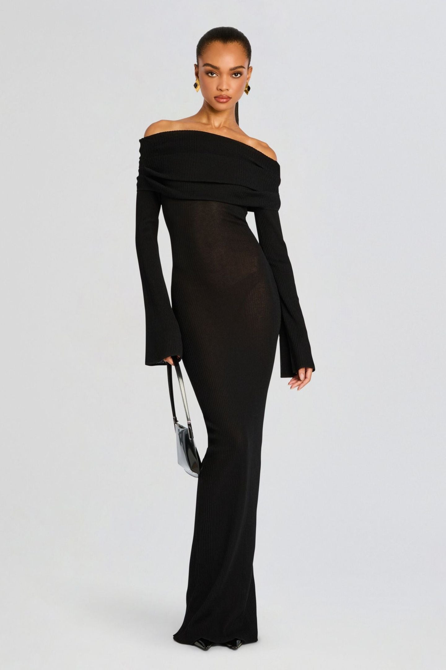 Marina | Off-shoulder Maxi-jurk