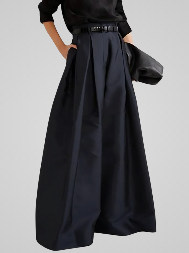 Elegante maxi rok broek met hoge taille voor formele en informele gelegenheden - Dames