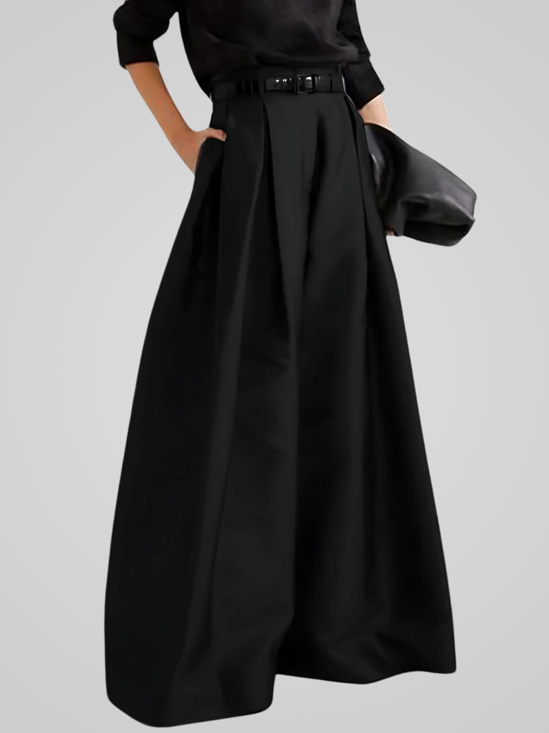 Elegante maxi rok broek met hoge taille voor formele en informele gelegenheden - Dames