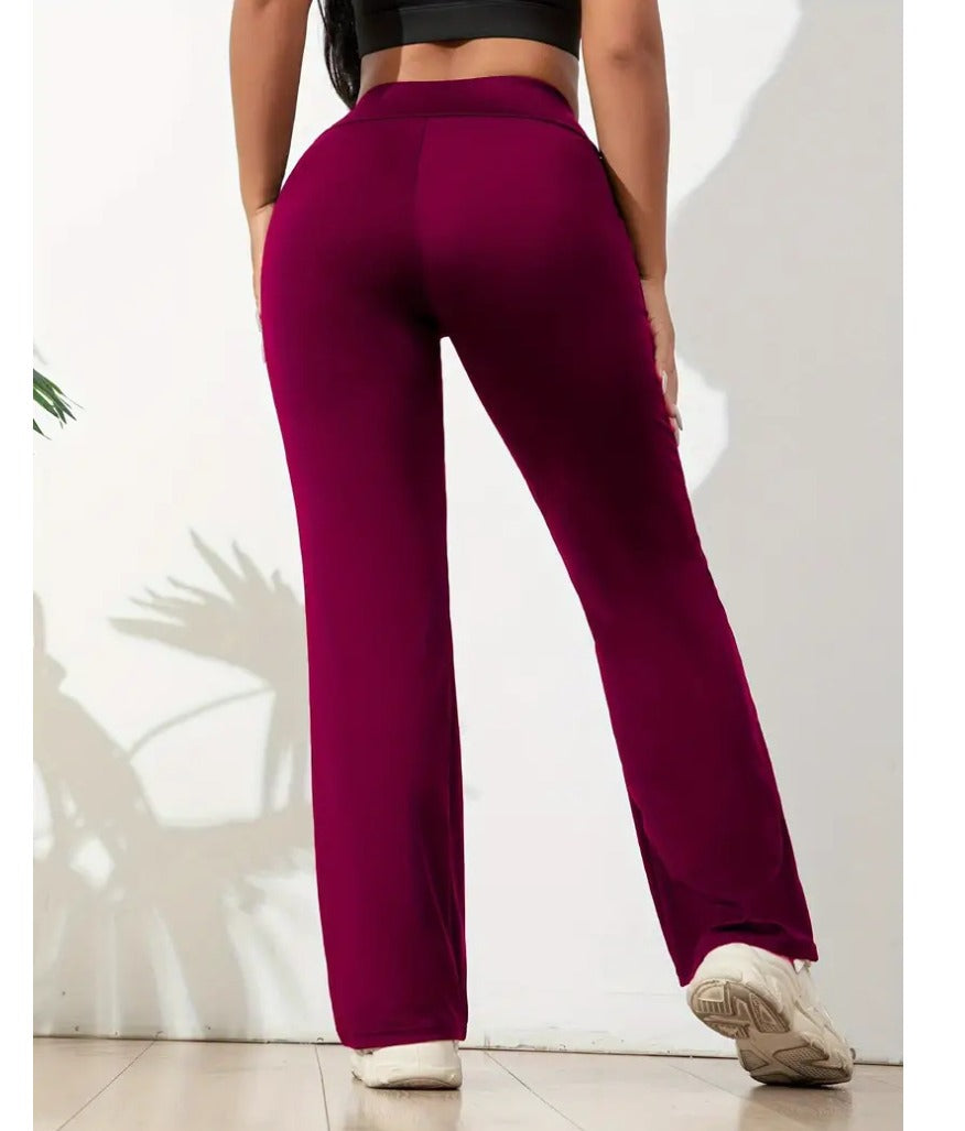Bella | Elastische broek met hoge Taille