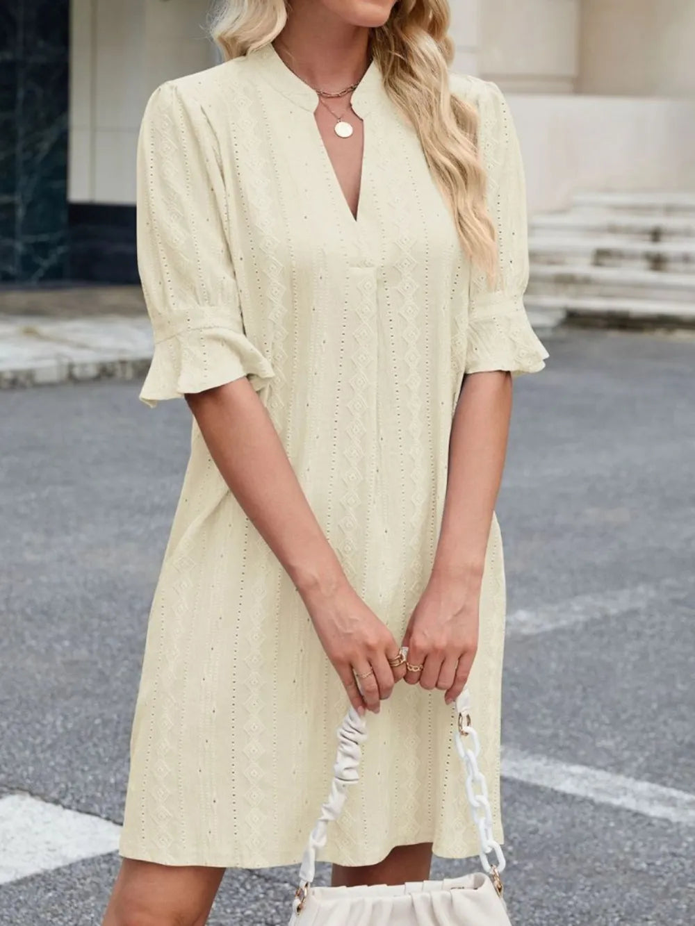 Julia | Elegante luchtige damesjurk
