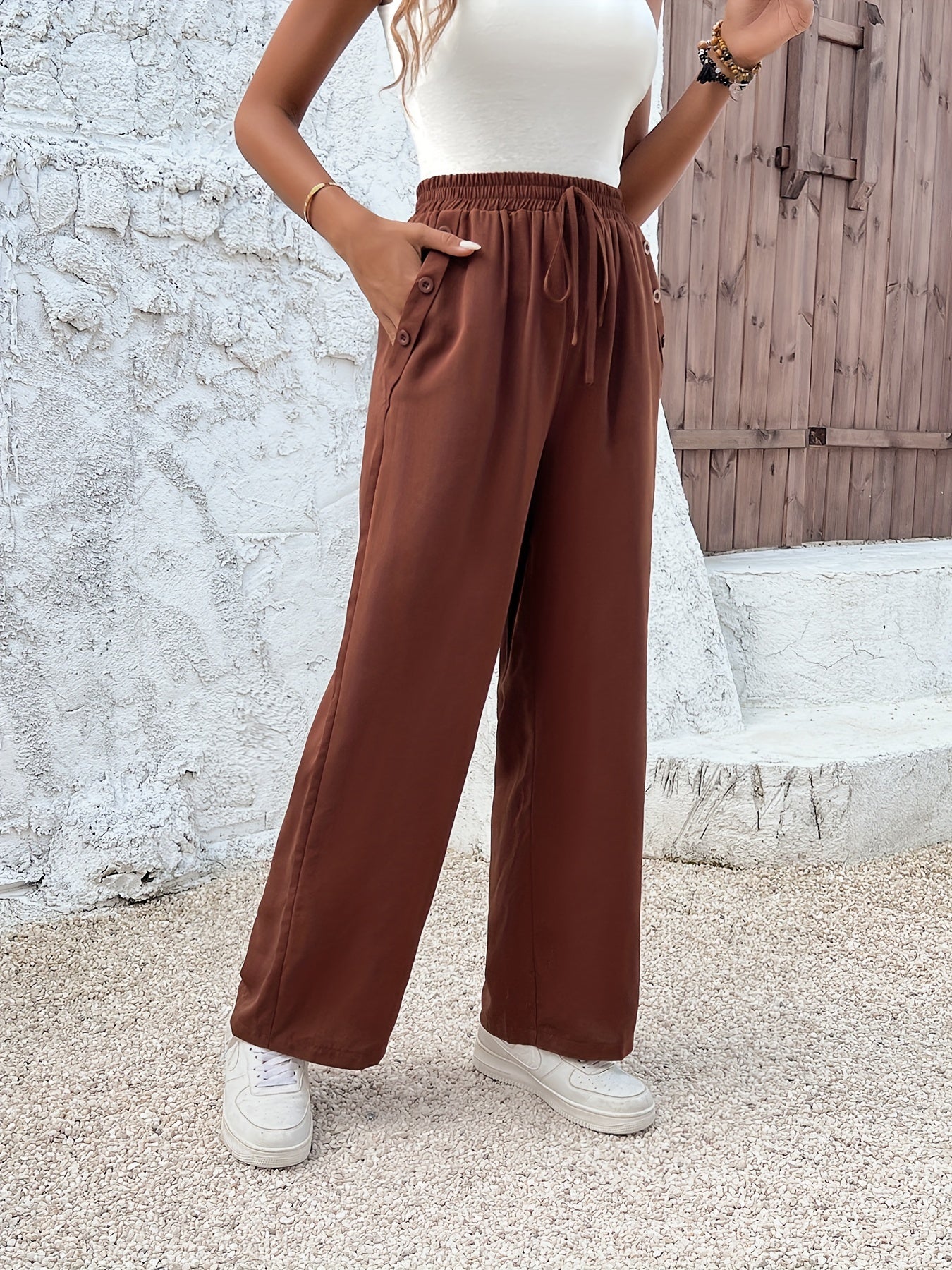 Lana | Casual & Veelzijdige Hoge Taille Broek