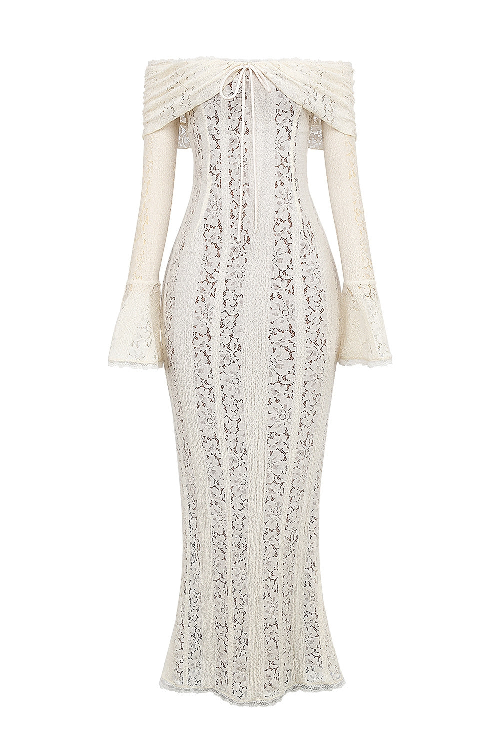 Elodie | Kant Maxi-jurk