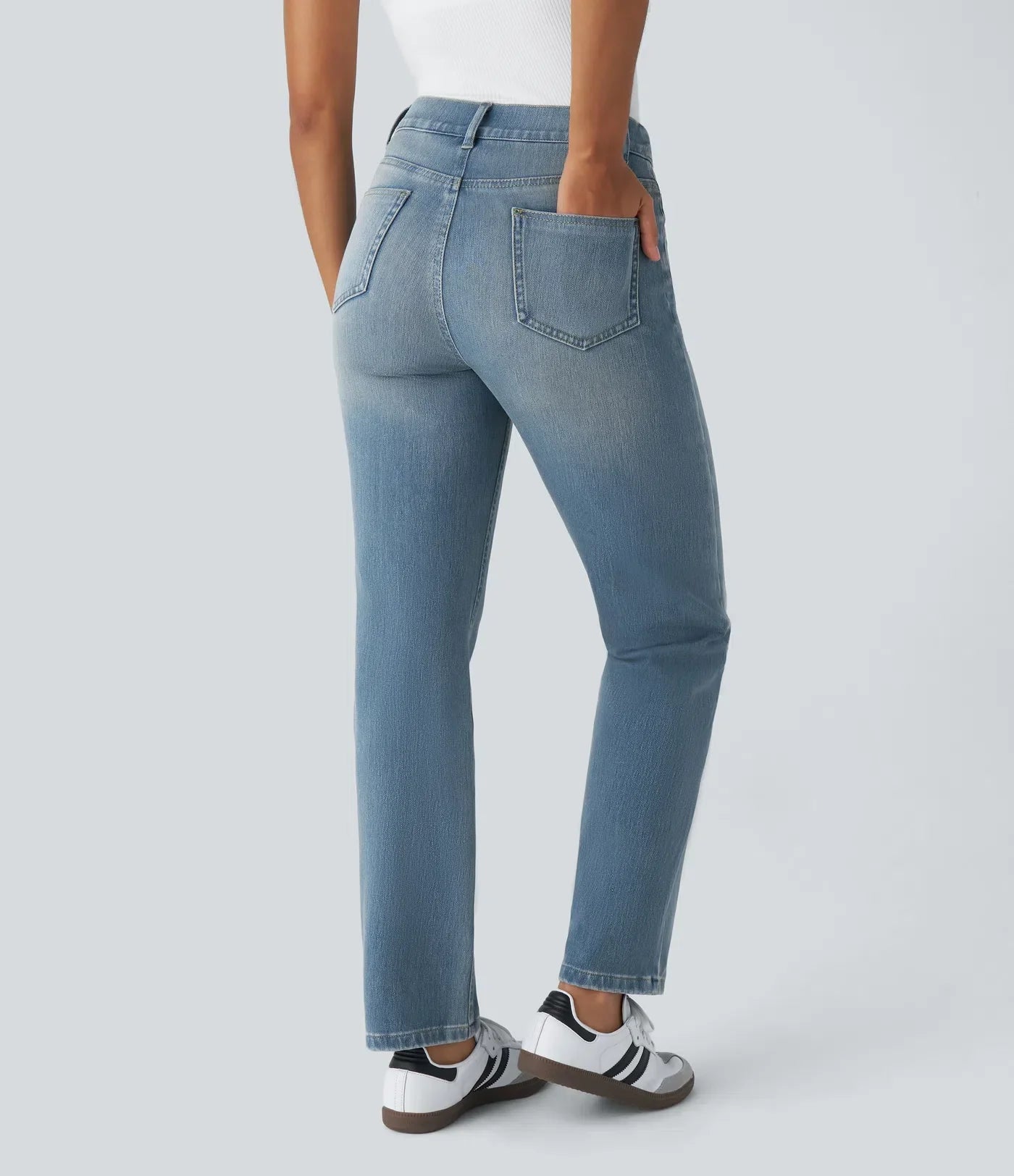 Sofia | Elastische broek met hoge taille