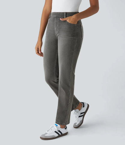 Sofia | Elastische broek met hoge taille