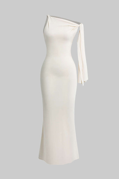 Isabelle | One-Shoulder Maxi-jurk