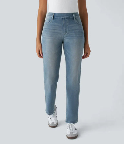 Sofia | Elastische broek met hoge taille