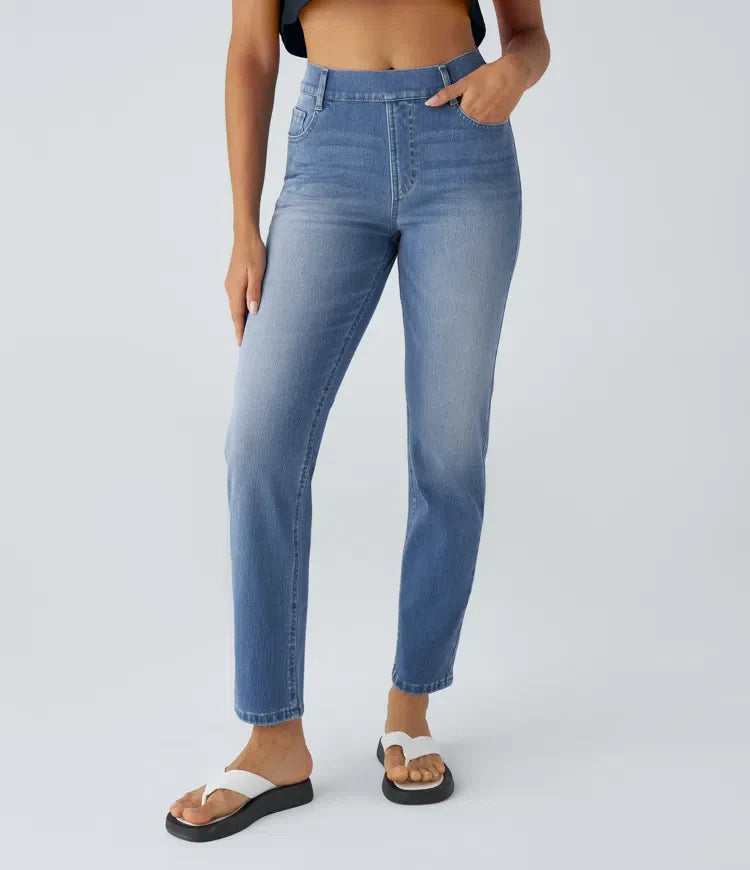 Sofia | Elastische broek met hoge taille