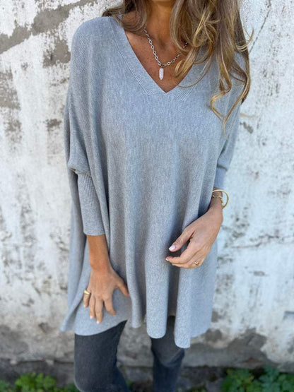 Brittney | Trui met oversized V-hals