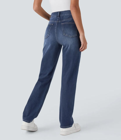 Sofia | Elastische broek met hoge taille