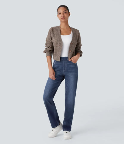 Sofia | Elastische broek met hoge taille