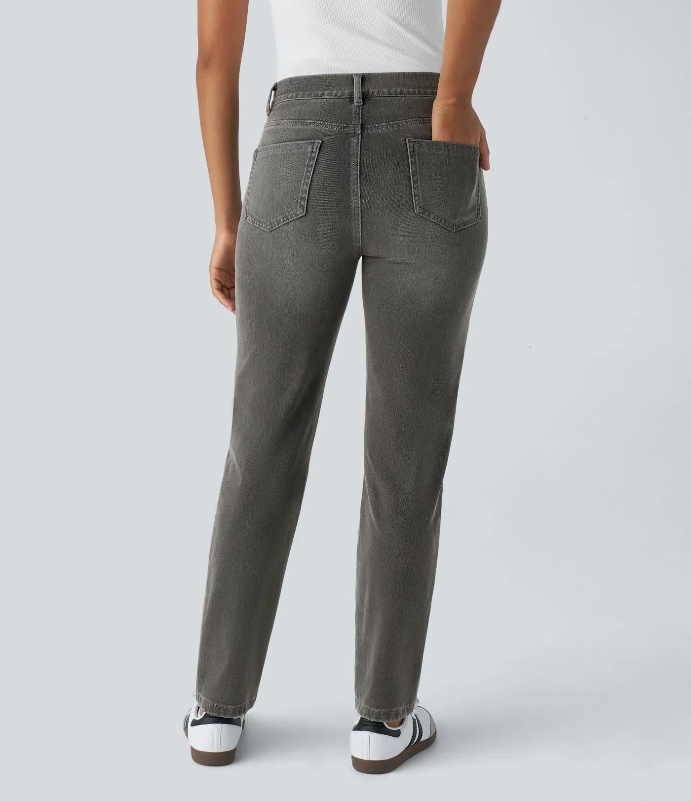 Sofia | Elastische broek met hoge taille