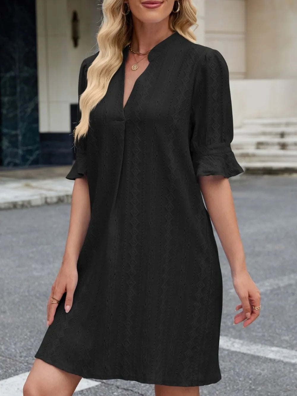 Julia | Elegante luchtige damesjurk