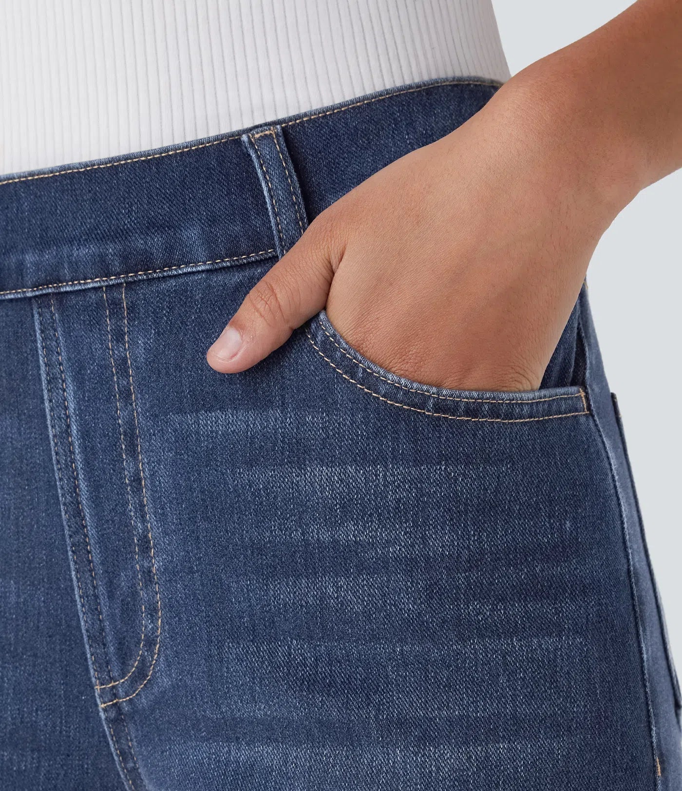 Sofia | Elastische broek met hoge taille