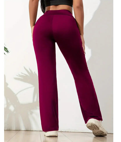 Bella | Elastische broek met hoge Taille