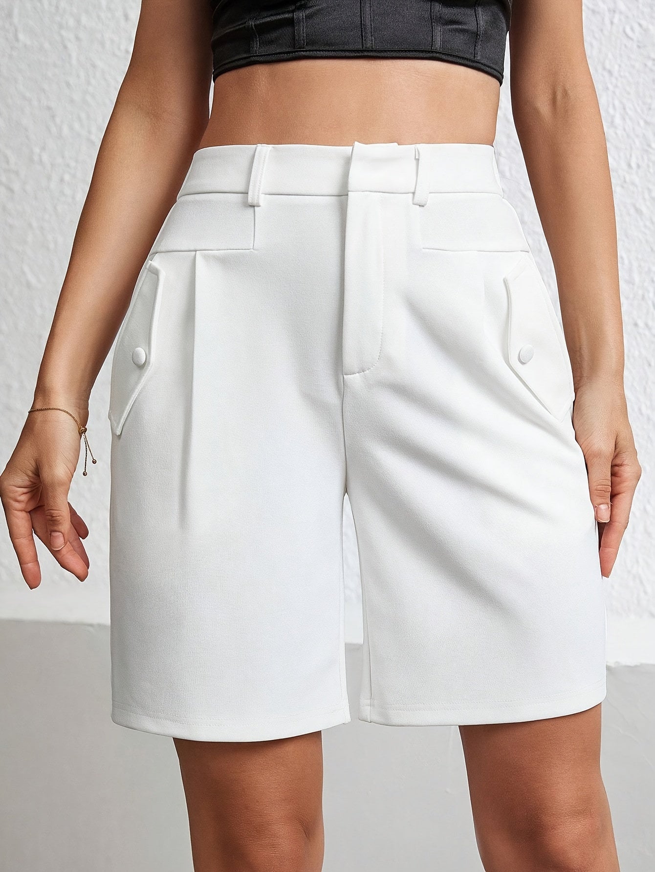 Nina | Elegante hoge taille shorts