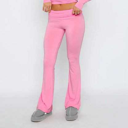 Mila |Set met Flared Broek en Crop Top