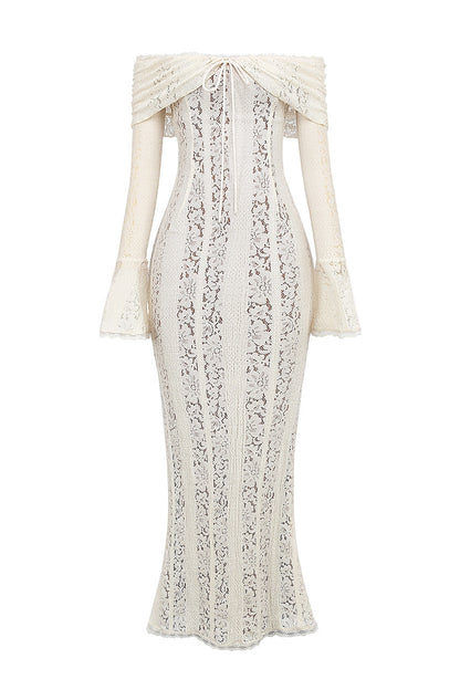 Elodie | Kant Maxi-jurk
