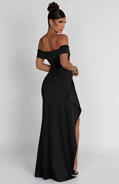 Carmen Maxi Dress - Black