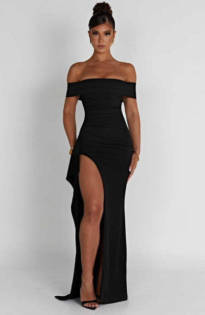Carmen Maxi Dress - Black
